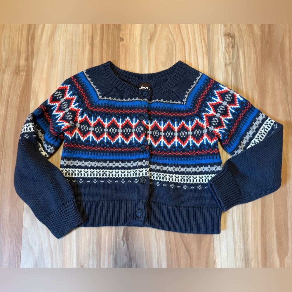 Tea Collection Fair Isle Kids Cardigan